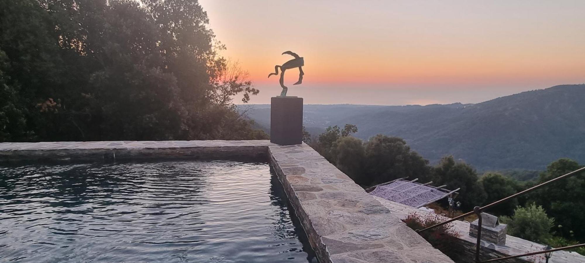 Domaine Colonna-Santini, Gite Piscine, Sauna, Spa Porri Екстериор снимка